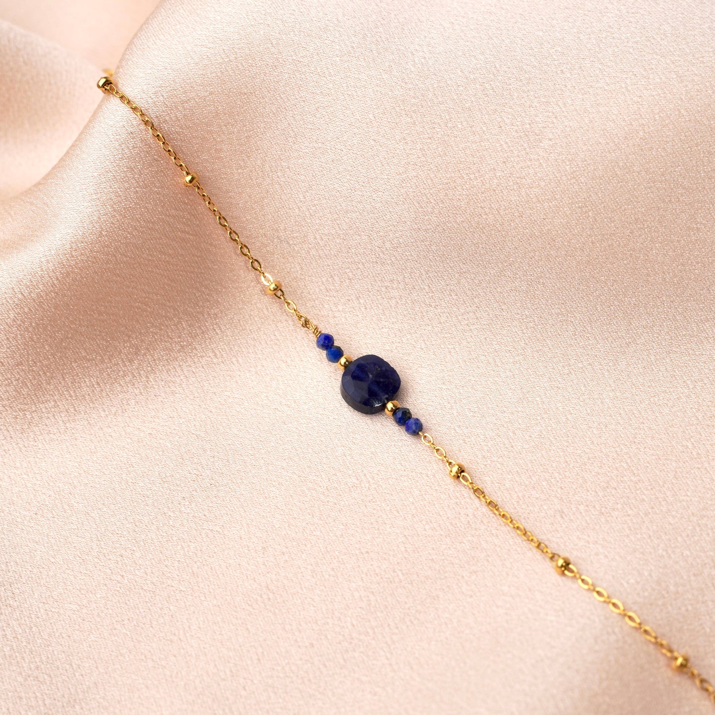 Lapislazuli Naturstein Armband