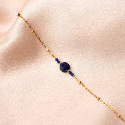 Lapislazuli Naturstein Armband