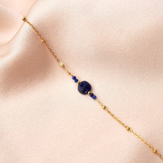 Lapislazuli Naturstein Armband